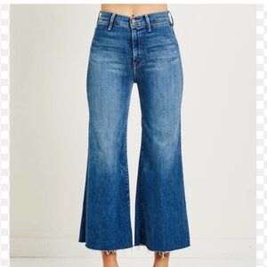 MOTHER Women's cropped stretch Jeans in Blue Denim